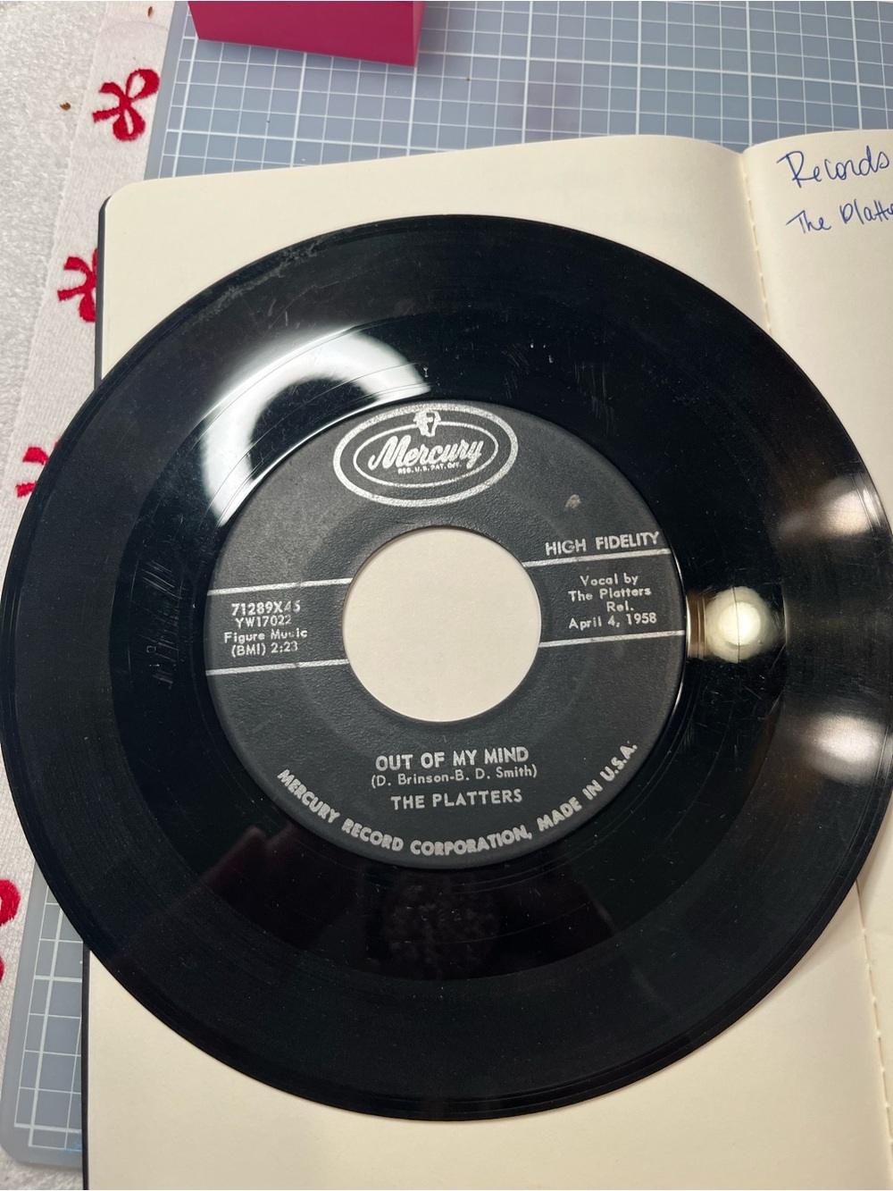 The Platters - Vinyl Record - 45 - Picture 2 of 2
